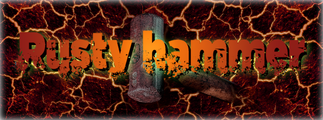 Rusty hammer logo